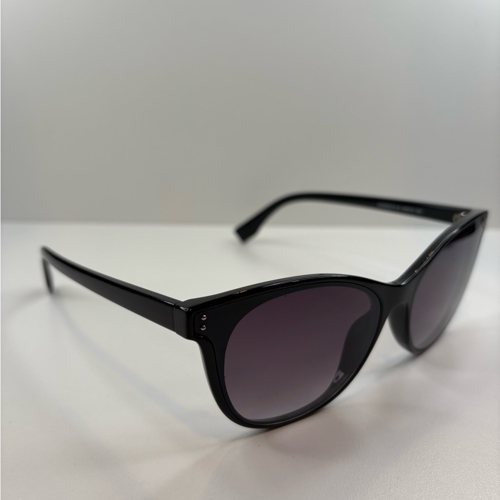 NANETTE LEOPRE SUNGLASSES HHNN0214-R NN313 OX BLACK SUNGLASSES - Picture 4 of 15